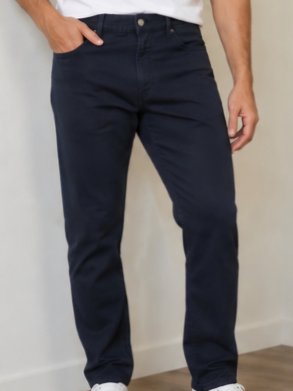 Banana Republic Men’s Navy Blue Stretch 5-Pocket Pants Size 40x30